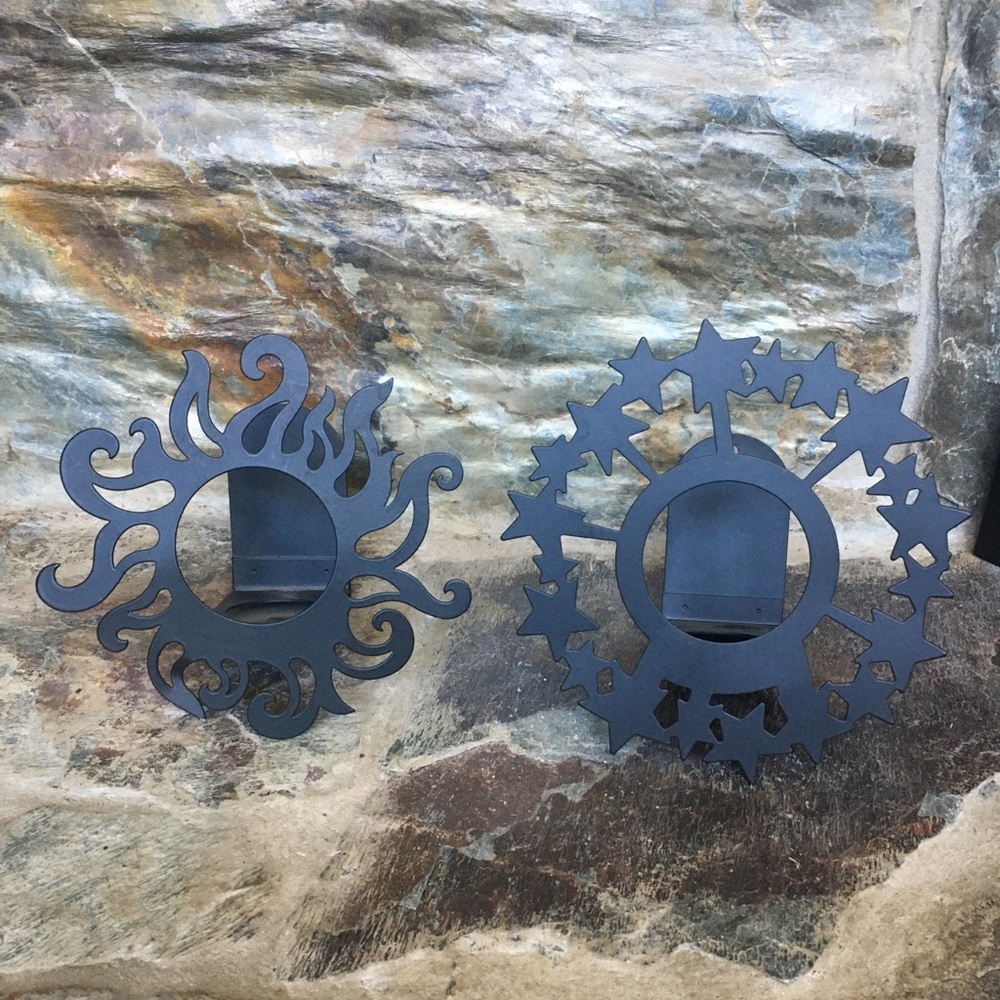 PartyLite sun & stars sconces